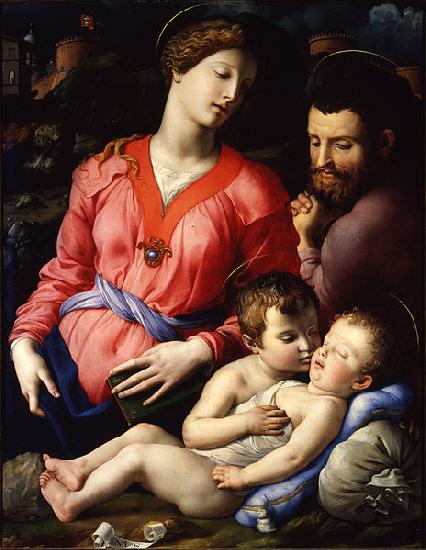 Agnolo Bronzino The Panciatichi Holy Family oil painting image